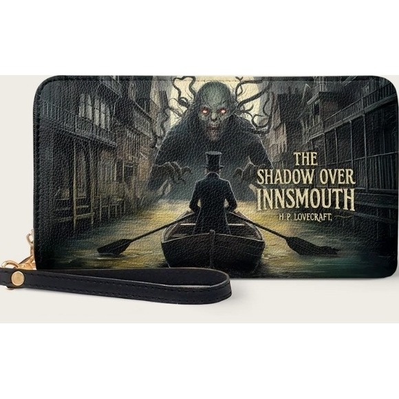 lettoria Other - The Shadow Over Innsmouth Wallet Goth Halloween New NWT Grunge Lovecraft Cthulhu